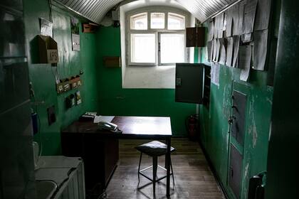 Una de las celdas de Lukiskes