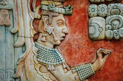 Una de las ciudades en la que Proskouriakoff trabajó fue Palenque, de donde es este jeroglífico maya