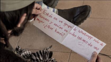 Una de las consignas a debatir en grupos durante la jornada