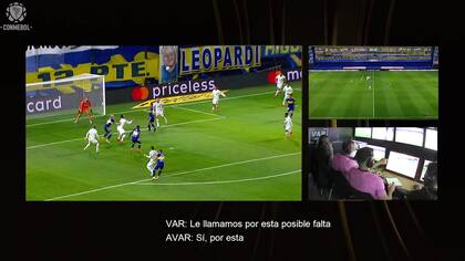 Una de las decisiones más controvertidas apoyadas en el VAR que influyeron en un equipo argentino: la anulación de un gol de Boca a Mineiro por la Libertadores 2021 a raíz de un leve empujón de Norberto Briasco.