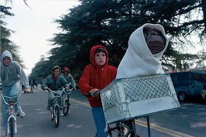 Una de las escenas más icónicas de E.T.