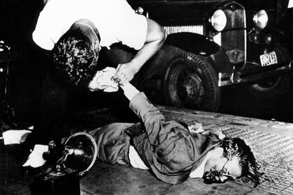 Una de las escenas violentas de Weegee