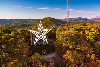Una de las figuras icónicas de este sitio es la Estrella de Roanoke