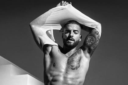 Una de las fotos de Maluma para la reconocida marca de ropa interior