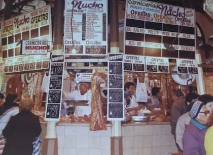 Una de las fotos de otros tiempos que Nucho atesora