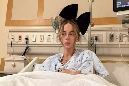 Una de las fotos que Kate Beckinsale compartió durante su internación