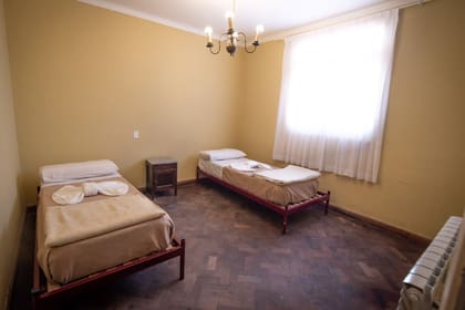 Una de las habitaciones de Chapadmalal