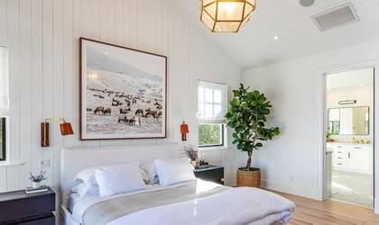 Una de las habitaciones de la casa de Dakota Johnson y Chris Martin