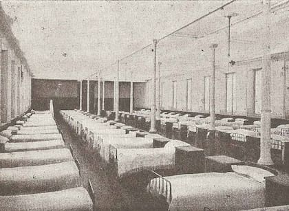 Una de las habitaciones de los pupilos, hoy convertida en aula