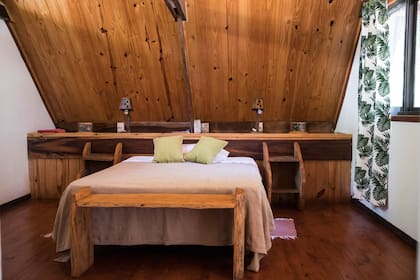Una de las habitaciones del ecolodge.