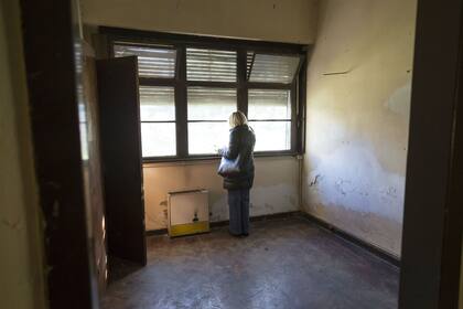 Una de las habitaciones del viejo hotel