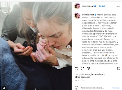 Una de las hijas de Amparín Serrano pidió un milagro por su vida