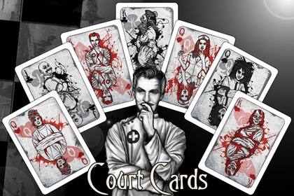 Una de las ilustraciones del juego de naipes Asylum, que incumplió la entrega del producto a los usuarios que habían financiado su creación en Kickstarter