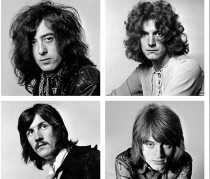 Una de las imágenes del libro Led Zeppelin 50 Aniversario