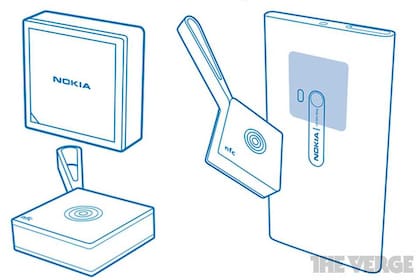 Una de las imágenes filtradas por The Verge, que muestra el diseño y el funcionamiento de Treaserue Tag, el llavero inteligente de Nokia
