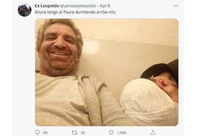 Una de las imágenes mientras estaba en la comisaría