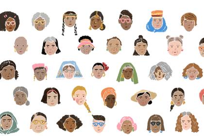 Una de las imágenes que eligió Google para reconocer a las mujeres de todo el mundo