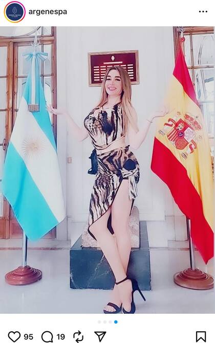 Una de las imagenes que la embajada argetnina en España eliminó