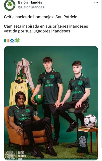 Una de las imágenes que tuvo repercusión en Twitter, en alusión al Día de San Patricio