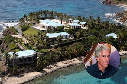 Una de las islas donde Jeffrey Epstein organizaba sus fiestas. (Imagen Compuesta)