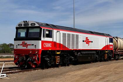 Una de las locomotoras cuestionadas en Australia
