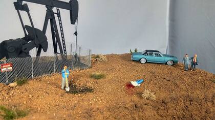 Una de las maquetas de Abigail Goldman