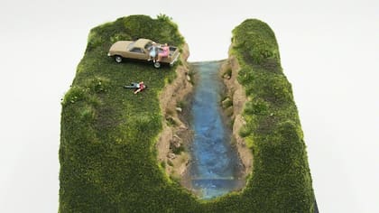 Una de las maquetas de Abigail Goldman