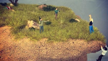 Una de las maquetas de Abigail Goldman