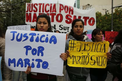 Una de las marchas pidiendo justicia por el crimen