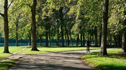 Una de las mejores maneras de explorar los terrenos es en bicicleta (Foto: