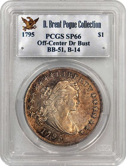 Una de las monedas vendidas fue calificada como SP66, que indica un ejemplar de "Prueba Especial" y que se encuentra en una condición de excelente estado