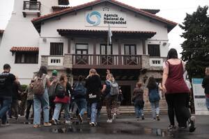 Una de las movilizaciones a la Agencia Nacional de Discapacidad