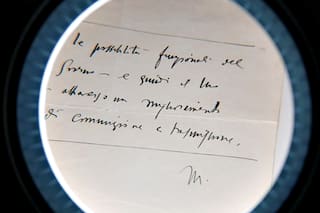 Italia logró recuperar manuscritos de Mussolini sobre un encuentro con Hitler