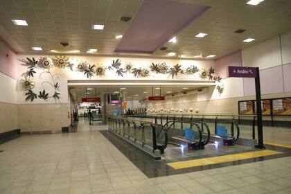 Una de las nuevas estaciones por dentro