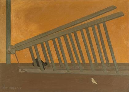 Una de las obras de Dignora Pastorello vendidas por la galería Calvaresi a coleccionistas ingleses en la feria NADA