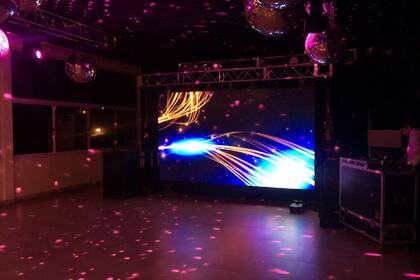 Una de las pantallas led en versión indoor.