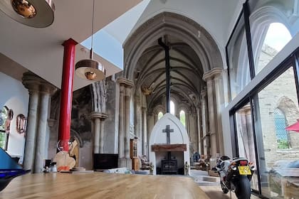 Una de las partes favoritas del presentador fue la restauración del altar