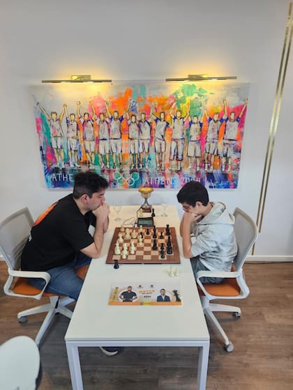 Una de las partidas entre Mareco y Oro en Bahía Blanca