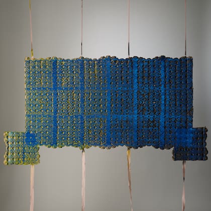 Una de las piezas realizadas con maples que Martín Churba exhibirá en Herlitzka & Co.