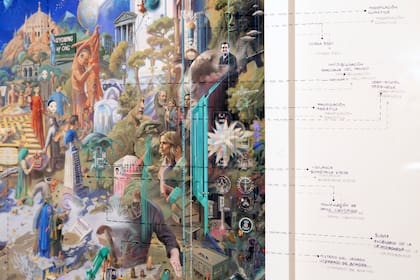 Una de las piezas realizadas por el colectivo transdisciplinario U2P050