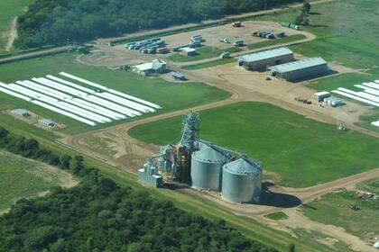 Una de las plantas de acopio de la firma