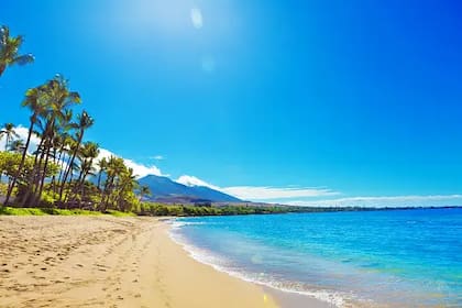 Una de las playas de Hawái.