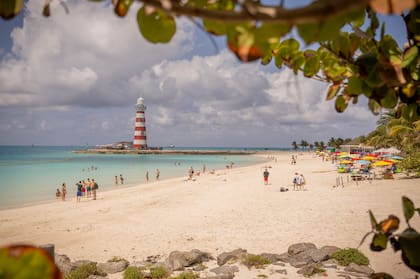 Una de las playas de Ocean Cay, isla exclusiva de MSC