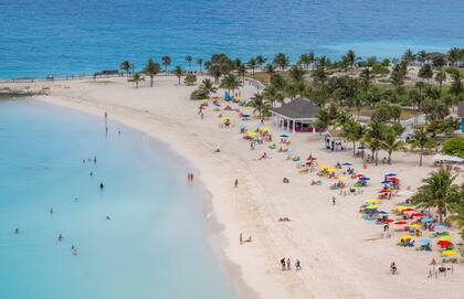 Una de las playas que ofrece Ocean Cay