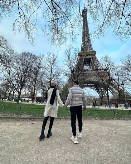 Una de las postales que compartió Julián Álvarez en París