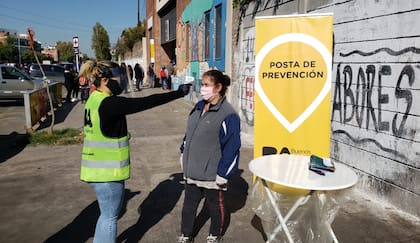 Una de las postas de atención primaria para detectar posibles síntomas de coronavirus