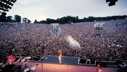 Una de las presentaciones de Live Aid que se destacó fue la de la banda británica Queen en el Estadio Wembley