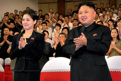 Una de las primeras fotos de Kim y su mujer, en 2012