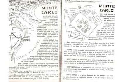 Una de las publicidades invitando a invertir en Monte Carlo