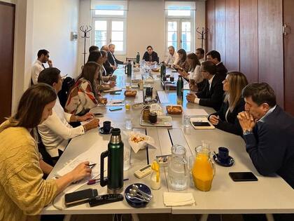 Una de las reuniones del “Espacio Legislativo Interpartidario del Agro”